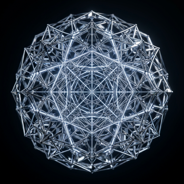 Geometric Light Sculpture